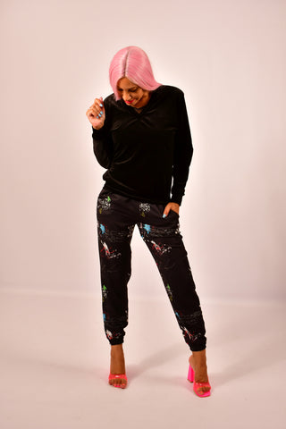 VICTORIA Basic Black - Jersey