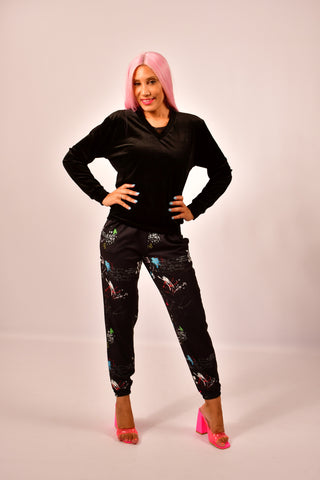 VICTORIA Basic Black - Jersey